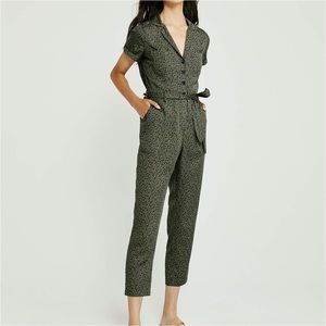 Abercrombie and Fitch Leopard Print Boiler Suit